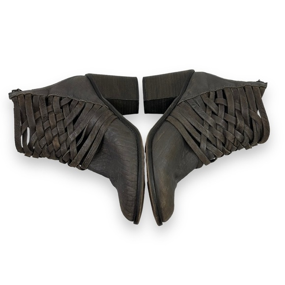 Free People Carerra Basket Weave Boot 10 Gray - Picture 10 of 15